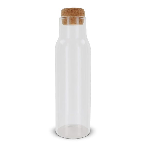 Caraffa con tappo 1L Trasparente - personalizzabile con logo