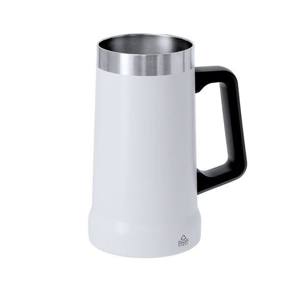 Caraffa Glinox bianco - personalizzabile con logo