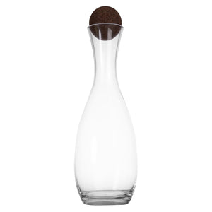 Caraffa Nature con tappo in sughero 1.5 litri Trasparente - personalizzabile con logo