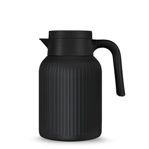 Caraffa termica Sagaform Trine (riciclata) 1.5 L Nero - personalizzabile con logo