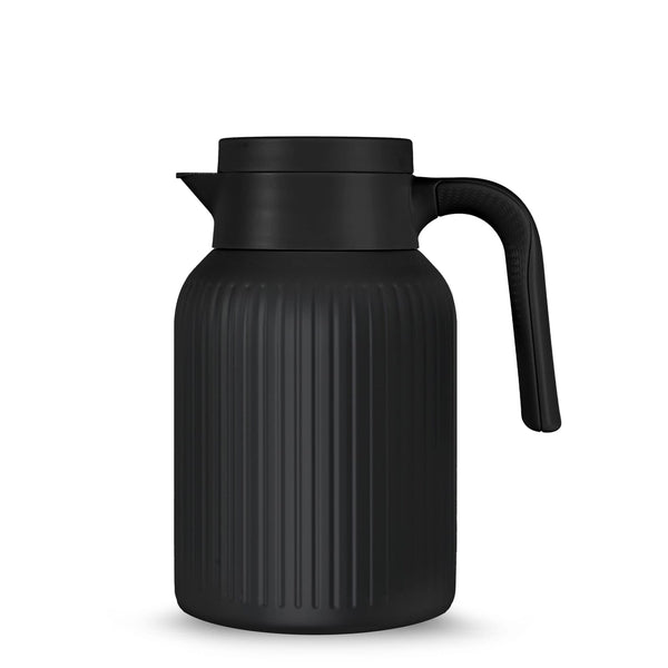 Caraffa termica Sagaform Trine (riciclata) 1.5 L Nero - personalizzabile con logo