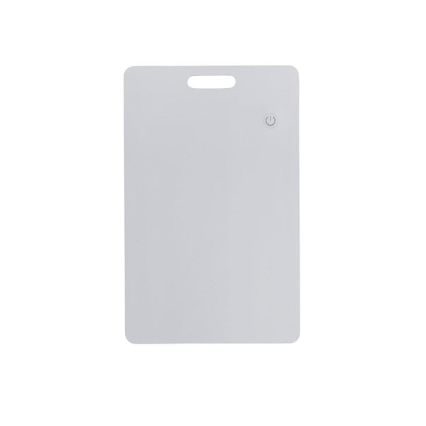 Card ultrasottile ricaricabile Findit Dual rPlastic RCS bianco - personalizzabile con logo