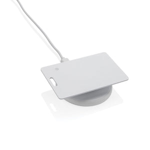 Card  ultrasottile ricaricabile Findit in rABS RCS bianco - personalizzabile con logo