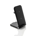 Caricabatterie 15W Powerpal 3 in 1 in rABS RCS nero - personalizzabile con logo