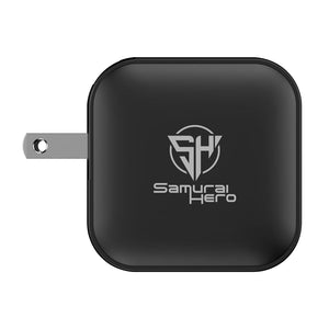 Caricabatterie GAN Urban Vitamin Santa Cruz 70W in rPC RCS nero - personalizzabile con logo