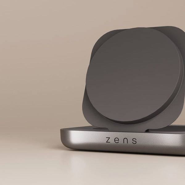 Caricabatterie magnetico da comodino Zens - personalizzabile con logo