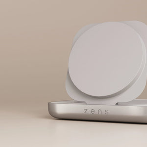 Caricabatterie magnetico da comodino Zens - personalizzabile con logo