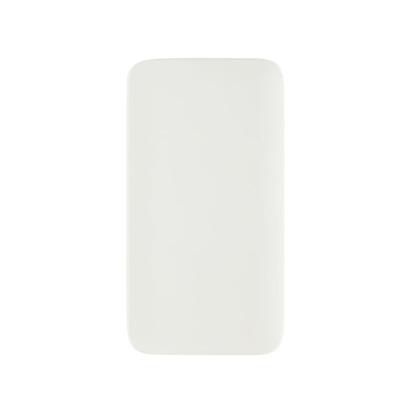 Caricabatterie sottile Fluxo 65W GAN con conettori RCS bianco - personalizzabile con logo