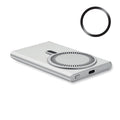 Caricabatterie wireless Color argento - personalizzabile con logo