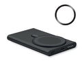 Caricabatterie wireless Nero - personalizzabile con logo