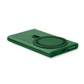 Caricabatterie wireless verde - personalizzabile con logo