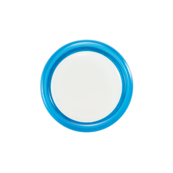 Caricatore a due uscite per auto blu - personalizzabile con logo