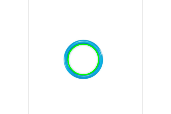 Caricatore a due uscite per auto blu - personalizzabile con logo