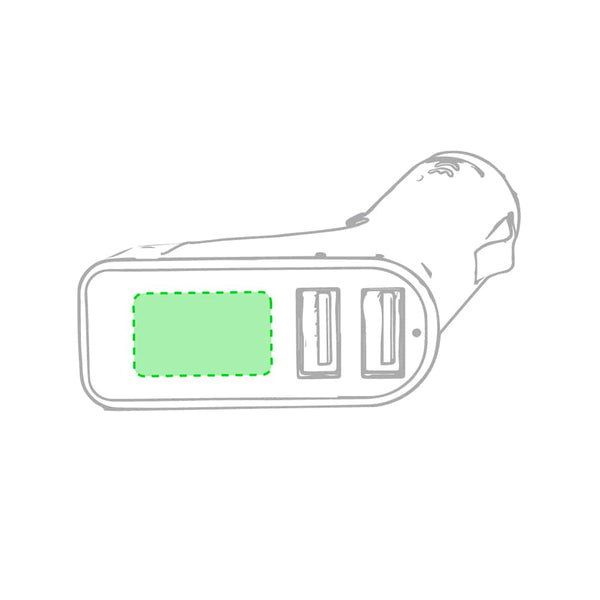 Caricatore Auto USB Santer - personalizzabile con logo