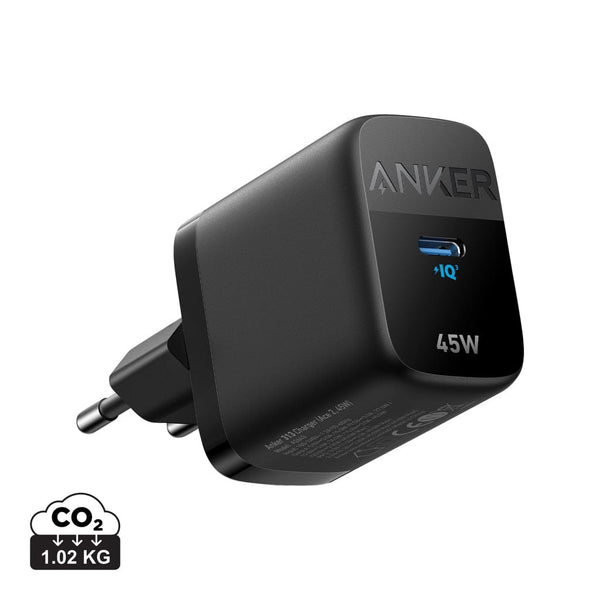 Caricatore da 45W Anker ACE nero - personalizzabile con logo