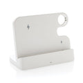 Caricatore doppio 15W Joltz in rPlastica RCS bianco - personalizzabile con logo