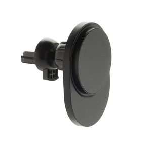 Caricatore magnetico 15W da auto PowerCruze in rPlastica RCS nero - personalizzabile con logo