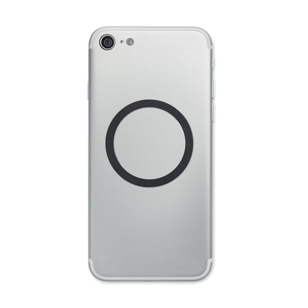 Caricatore magnetico portatile color argento - personalizzabile con logo