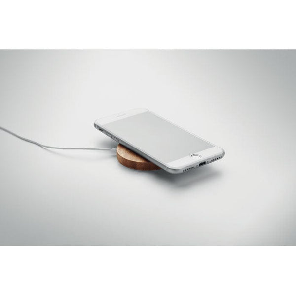 Caricatore portatile 10W beige - personalizzabile con logo