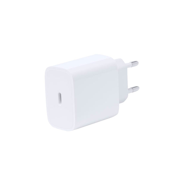 Caricatore USB Morelo bianco - personalizzabile con logo