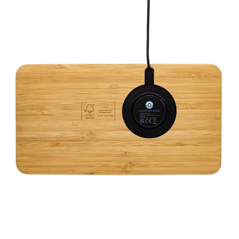 Caricatore wireless 10W in bambù Colore: marrone €27.77 - P308.399