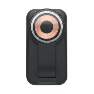Caricatore wireless 3 in 1 da 15 W Nero - personalizzabile con logo