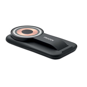 Caricatore wireless 3 in 1 da 15 W Nero - personalizzabile con logo