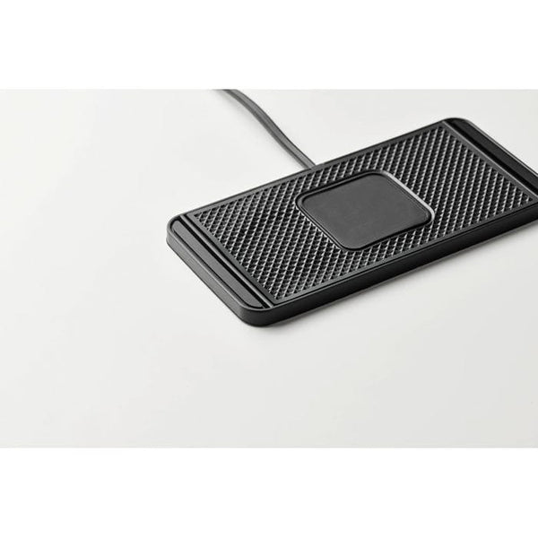 Caricatore wireless auto 15W Nero - personalizzabile con logo