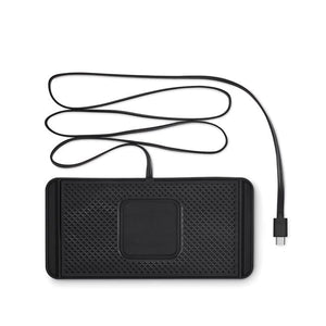 Caricatore wireless auto 15W Nero - personalizzabile con logo