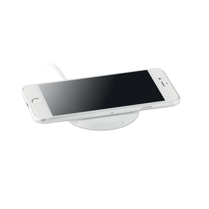 Caricatore wireless bianco - personalizzabile con logo