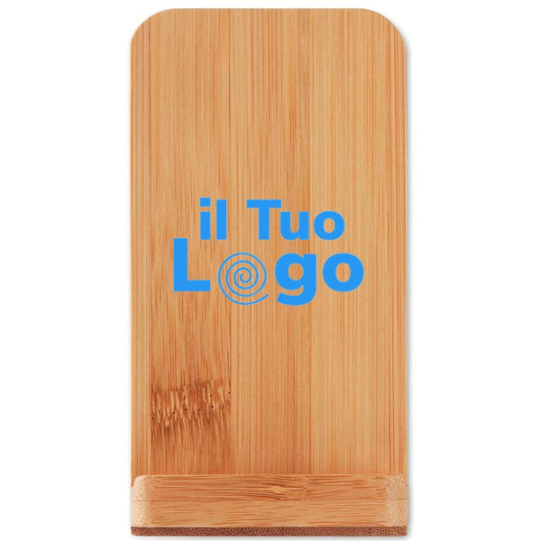 Caricatore wireless e stand - personalizzabile con logo