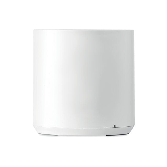 Caricatore wireless in ABS riciclato bianco - personalizzabile con logo