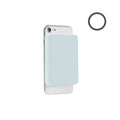 Caricatore wireless magnetico 1 blu - personalizzabile con logo