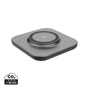 Caricatore wireless magnetico ultra veloce Quantum 25W grigio - personalizzabile con logo
