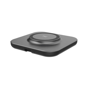 Caricatore wireless magnetico ultra veloce Quantum 25W grigio - personalizzabile con logo