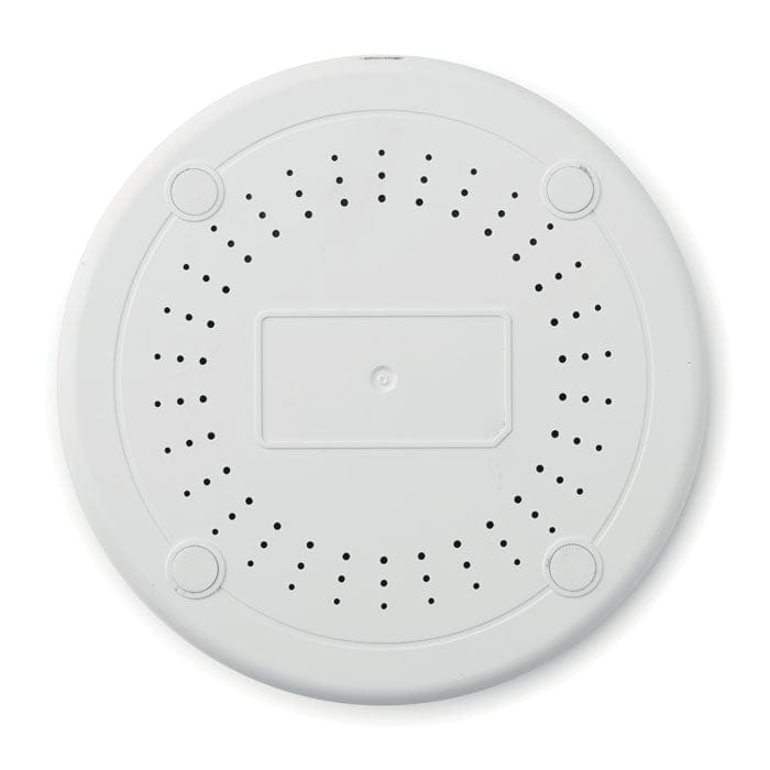 Caricatore wireless rotondo bianco - personalizzabile con logo