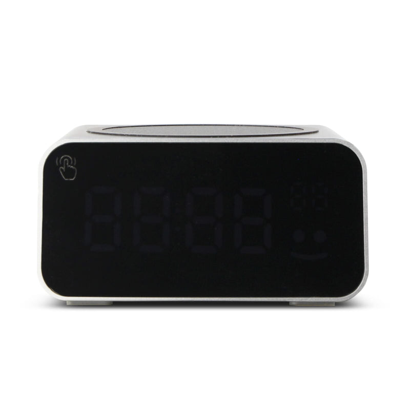 Caricatore wireless Xoopar GRS con orologio - personalizzabile con logo