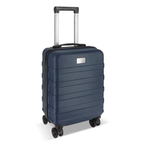 Carrello da cabina da 18 pollici blu navy - personalizzabile con logo