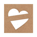 Carta Piantabile Cryar cuore - personalizzabile con logo