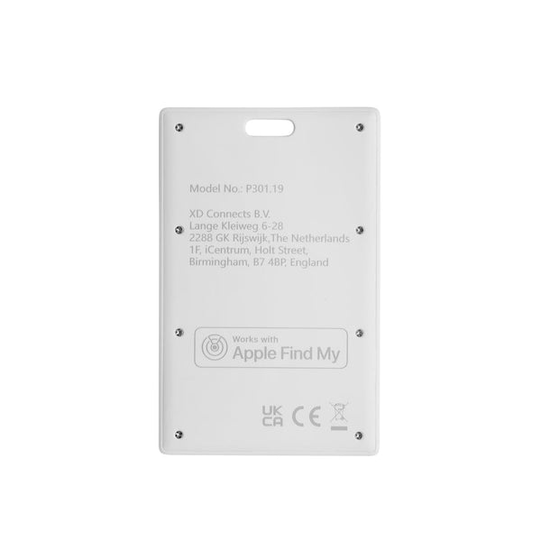 Carta tracker Findcard in rABS RCS bianco - personalizzabile con logo