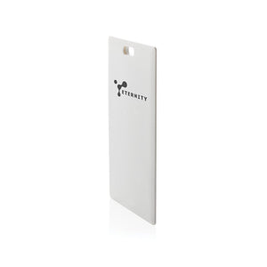 Carta tracker Findcard in rABS RCS bianco - personalizzabile con logo