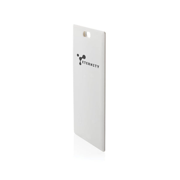 Carta tracker Findcard in rABS RCS bianco - personalizzabile con logo