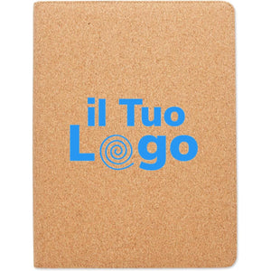 Cartella conferenza A4 beige - personalizzabile con logo