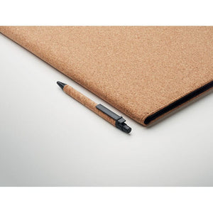 Cartella conferenza A4 beige - personalizzabile con logo