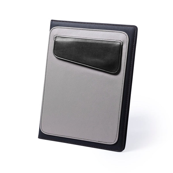 Cartella Custodia Tablet Cora nero - personalizzabile con logo