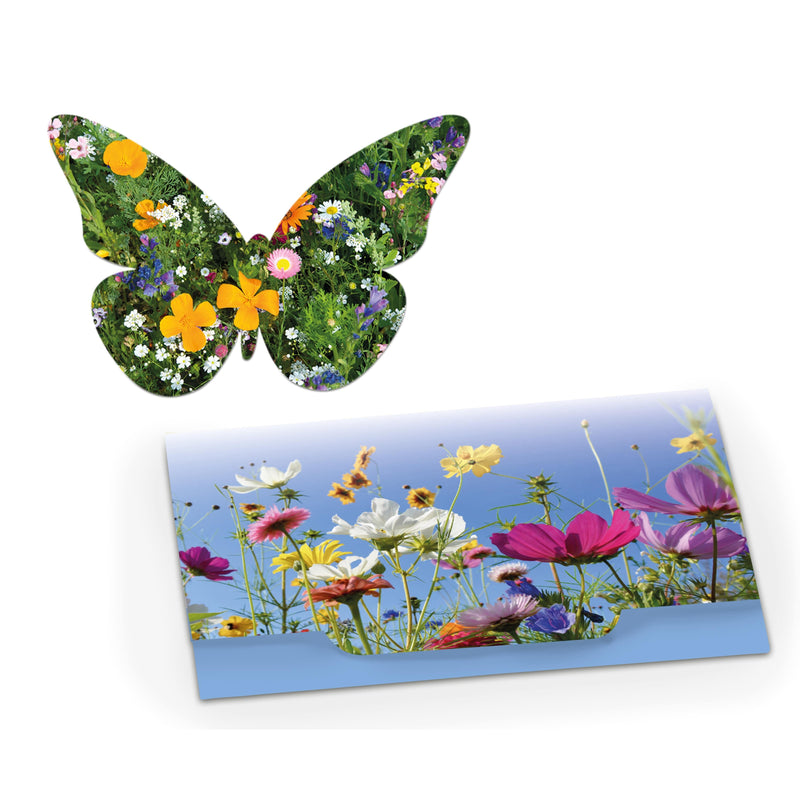 Cartolina Farfalla Piantabile - personalizzabile con logo