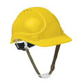 Casco di sicurezza in ABS Giallo - personalizzabile con logo