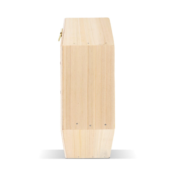 Casetta per api in legno FSC esagonale natural - personalizzabile con logo