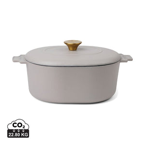 Casseruola Vinga Monte heritage 4L grigio - personalizzabile con logo