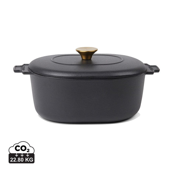 Casseruola Vinga Monte heritage 4L nero - personalizzabile con logo